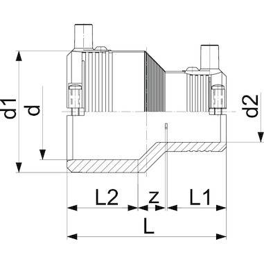 REDUKTION E+ PE100 SDR11 PN16 D25-D20