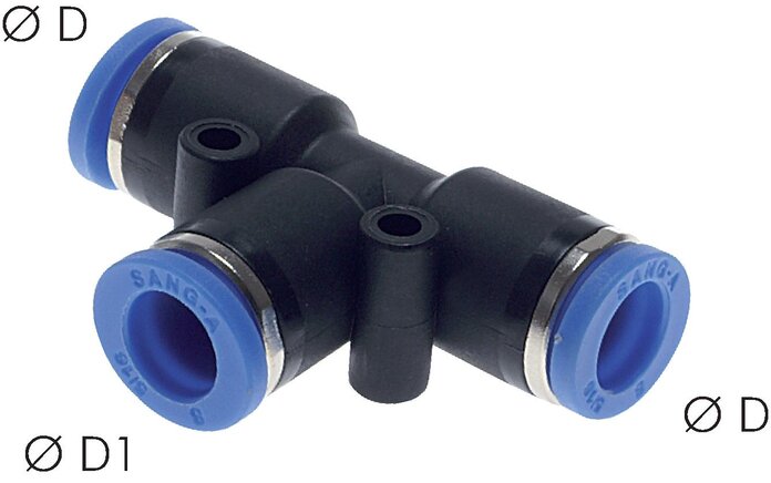 T-Steckanschluss 16mm-16mm.IQS-Standard