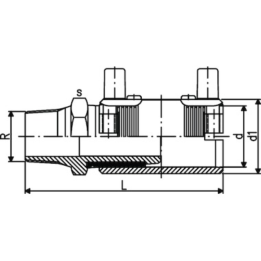 ÜG MUFFE AG PE100 SDR11 PN16 D20-1/2"