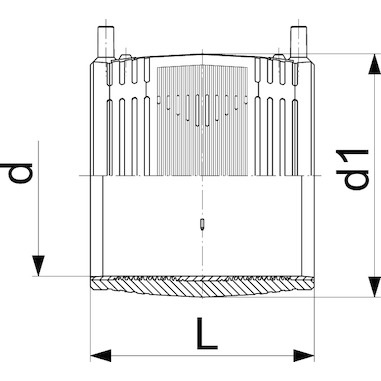 MUFFE E+ PE100 SDR11 PN16 D20