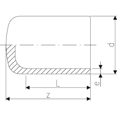 KAPPE LS PE100  SDR11 PN16 D20
