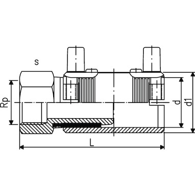 ÜG MUFFE AG PE100 SDR11 PN16 D20-1/2"